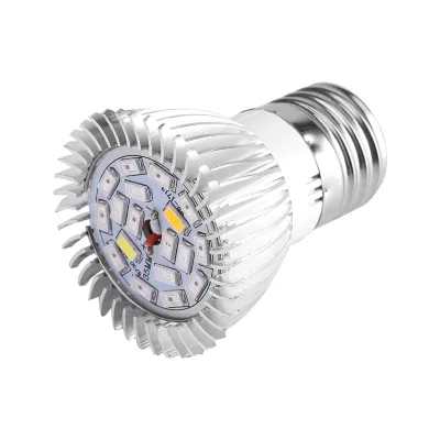 Zdjęcie produktu dla Pełne spektrum 85-265V 18W 18 LED lampa do kwiatów i hydroponiki (E27)