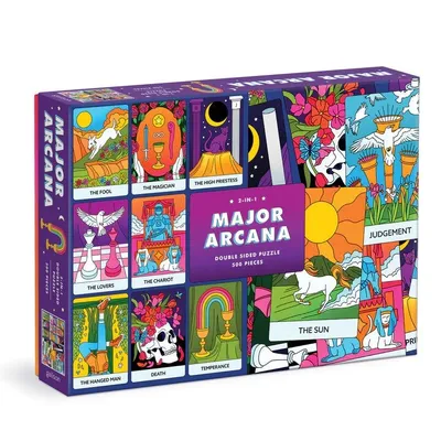 Zdjęcie produktu dla Galison Dwustronne puzzle Major Arcana 500 elementów