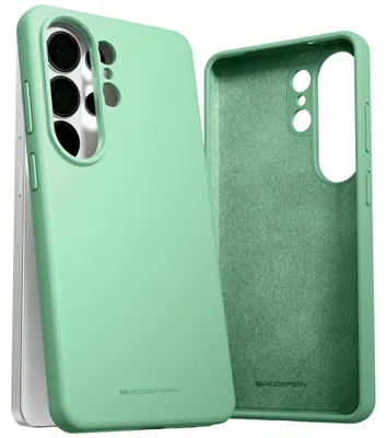 Imagen del producto de Funda de silicona Mercury para Samsung Galaxy S26 Ultra, color verde