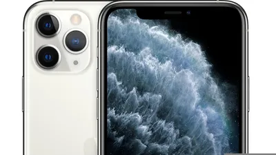 A close-up studio shot of an Apple iPhone 11 Pro, showing the back and front of the device.