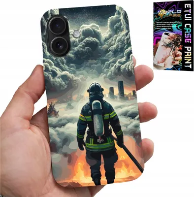 Zdjęcie produktu dla Etui Do Iphone 16 - Straż Pożarna Pożar Strażak Obudowa Case