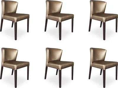 Immagine prodotto di 6x Stühle Stuhl Polster Design Lehn Garnitur Sessel Komplett Modernes Set
