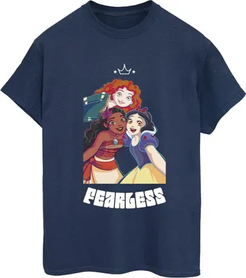 Produktbild von Disney - "Princess Fearless" T-Shirt für Damen BI42965 (XXL) (Marineblau)