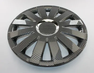 Produktbild von SET Radkappen Radzierblenden 4er Satz 14 ONYX carbon