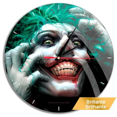 Imagen del producto de Reloj de pared de DC Comics, colección Suicide Squad, con el personaje Joker