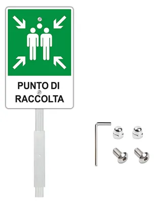 Zdjęcie produktu dla Tabliczka ostrzegawcza Tabliczka z uchwytem - 20 x 30 cm - Aluminium