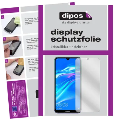 Produktbild von 6x Schutzfolie für Huawei Y7 Pro (2019) klar Displayschutzfolie Display Schutz
