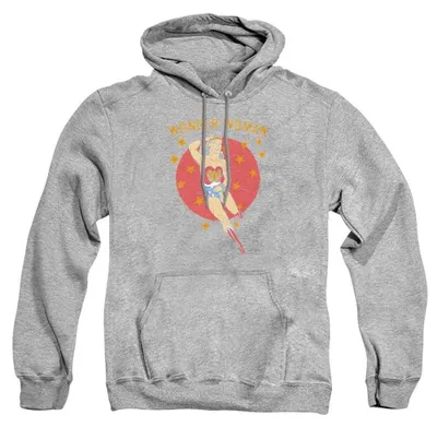 Produktbild von Wonder Woman - Kapuzenpullover für Herren/Damen Uni TV39962 (XXL) (Sportliches Heather)