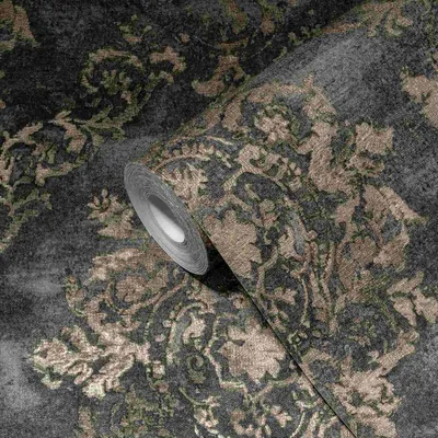 Immagine prodotto di A.S. Creation | Carta da parati vintage | Carta da parati in tessuto non tessuto | MY HOME MY SPA | 387074 | Grigio | 10,05 x 0,53 m | Barocco | Soggiorno | Ingresso | Ufficio | Cucina | Salotti
