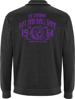 Produktbild von Bigsize Trainerjacke Legandary Ball Game AHORN SPORTSWEAR Anthrazit-Melange 3XL