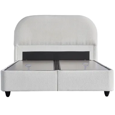 Produktbild von Pointhome Boxspringbett Set 160 x 200 H3/H4, Bohembedd Bett-Set ohne oder mit Nachttischen, 5-lagige Taschenfederkern-Matratze mit topper, Höhe 32 cm