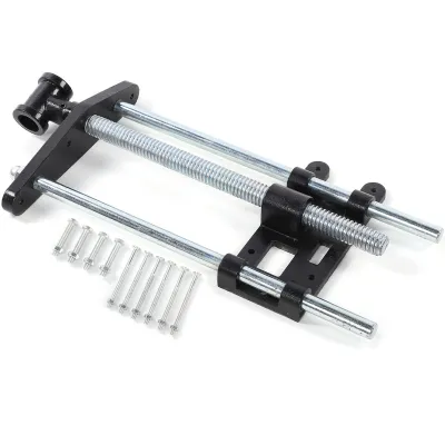 Image de etau de table de 10,5 pouces pour le travail du bois, pince à clipser en métal