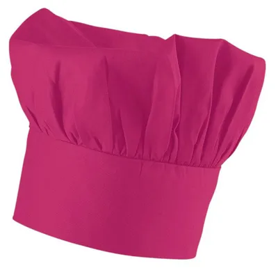 Produktbild von Bistrokochmütze hot pink : hot pink : 65% Polyester 35% Baumwolle