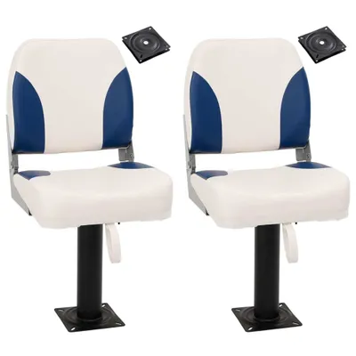Produktbild von Bootssitze mit Podest 2 Stk. 360° Drehbar