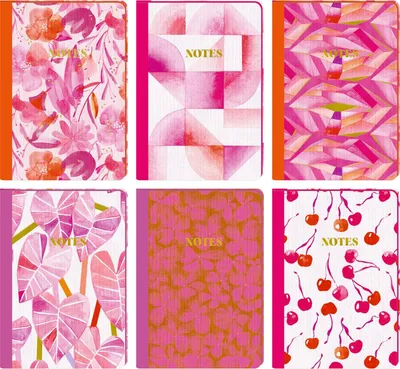 Produktbild von Notizhefte DIN A5 - All about pink