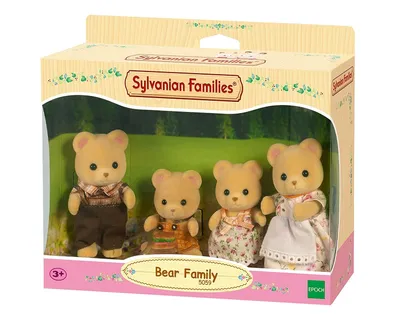 Produktbild von Sylvanian Families Bären: Familie Pelzig