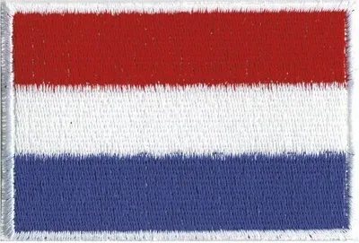 Produktbild von Aufnäher Länderfahne - NIEDERLANDE - 21472 - Gr. ca. 8 x 5cm
