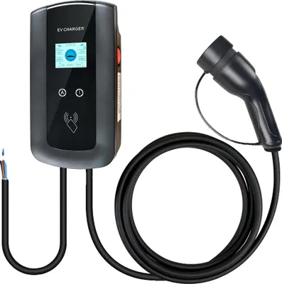 Produktbild von Ladestation für Elektrofahrzeuge, Smarte App-Steuerung, Einstellbare Stromoptionen, 11KW mit Tuya App, TYPE2