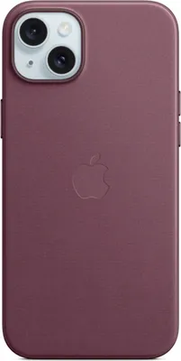 Image de Apple iPhone 15 étui en tissu fin avec MagSafe, couleur:rouge