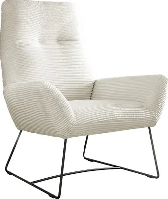 Produktbild von KAWOLA Sessel BISA Cord cremeweiß