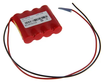 Produktbild von Notleuchtenakku NiMH 4,8V 1500mAh F1x4 Mignon AA mit 200mm Kabel