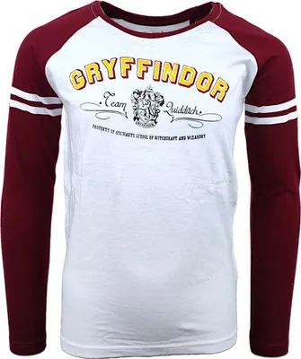 Produktbild von Langarmshirt Harry Potter Gryffindor Quidditch Weiß 146 cm