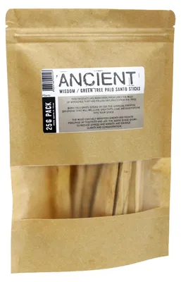 Image de 25g de bâtonnets d'encens en bois de palo santo (3-4 bâtonnets)