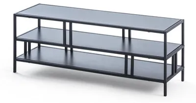 Image de Table basse design noire pour salon Table basse rectangulaire