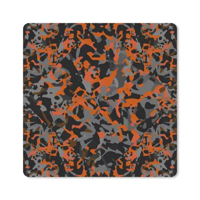 Produktbild von MuchoWow® Mauspad Mousepad Rost - Camouflage - Muster - Rustikal 20x20 cm - Mousepads - Maus Mat - Pad - Mausunterlage - Desk Mat - Bureauartikeln