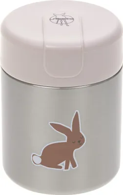 Produktbild von LÄSSIG Little Forest Rabbit Thermo Warmhaltebox für Baby Kinder - auslaufsicherer Edelstahl 315 ml - ideal für Brei und Snacks