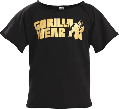 Produktbild von Gorilla Wear Classic Workout Top Schwarz / Gold L/XL