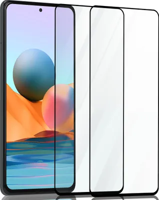 Obrázok produktu pre 2-balenie Xiaomi Redmi Note 10 Pro Ochranné sklo na displej - Tvrdené sklo 9H - Super kvalita 3D