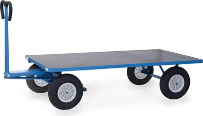 Produktbild von Fetra Handpritschenwagen mit Polyurethanbereifung, 2000x1000mm Ladefläche 750kg Tragkraft