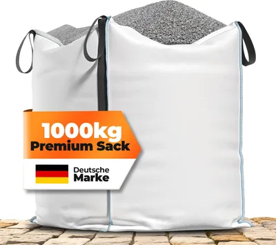 Produktbild von NTG BIG BAG  - Wasserfest, UV-Geschützt, 1000 kg Tragfähigkeit, 90x90x90cm Abfallsack Lagersack Gartenabfallsack Laubsack