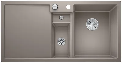 Immagine prodotto di BLANCO COLLECTIS 6 S, SILGRANIT® PuraDur®, tartufo, lavabo a destra, con comando di scarico a distanza