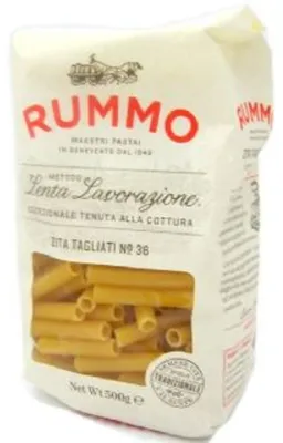 Image de Pâtes Ziti Tagliati, numéro 36, marque Rummo, poids net : 500 g