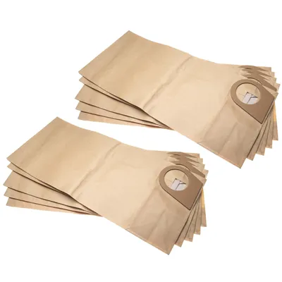 Produktbild von vhbw 10x Staubbeutel kompatibel mit Bosch PAS 1000, GAS 1000 RF, GAS 1000 RF Professional, PAS 1000 F Staubsauger - 50,1cm x 22,7cm Sandfarben