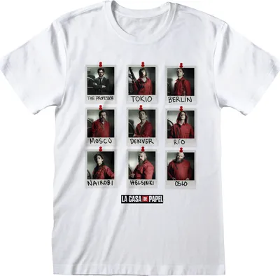 Produktbild von La Casa De Papel - Polaroid - T-Shirt XXL
