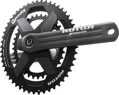 Zdjęcie produktu dla Mechanizm korbowy Rotor Inpower Oval Direct z miernikiem mocy czarny 170 mm / 50/34t czarny 170 mm