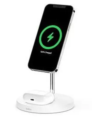 Immagine prodotto di SGS Base di ricarica wireless 2 in 1 bianca
