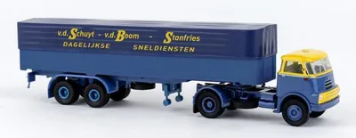 Produktbild von Brekina LKW DAF Do 2000 Pritsche/Plane-Sattelzug SBS (NL) 85237
