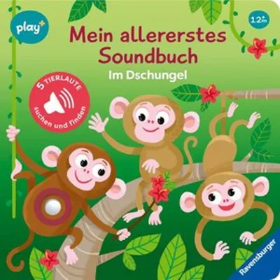 Immagine prodotto di Play+ Mein allererstes Soundbuch Im Dschungel - ab 12 Monate