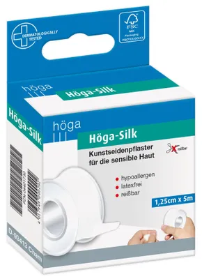 Obrázok produktu pre Höga-Silk 1,25cmx5m biely 1 ks
