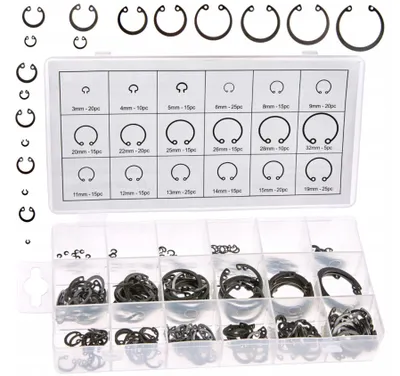 Produktbild von 300-tlg. Innen Seegerring Seegering Sprengring Sicherungsring Sortiment
