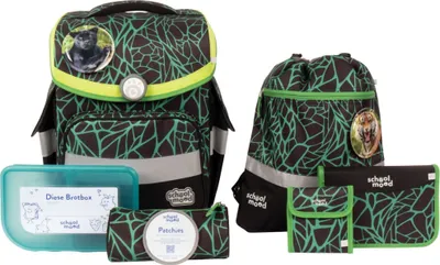 Produktbild von School Mood Timeless Air Linus Panther Schulranzen Set 7tlg.