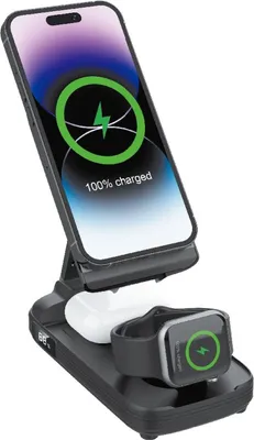 Produktbild von 5in1 Magnetische kabellose Powerbank mit Ständer 10000mAh