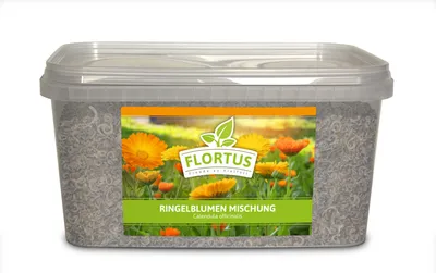 Produktbild von Ringelblumen Mischung | Blumenwiese von FLORTUS, Menge:1 kg