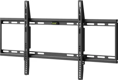 A black TV wall mount is shown against a white background.