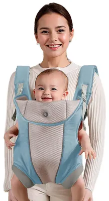 Productafbeelding van Solidchoice - 4-in-1 Ergonomische Baby Draagzak voor Nieuwborenen