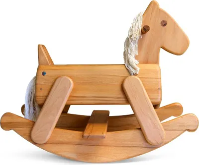 Produktbild von Schaukelpferd Spielzeug Buche Natur